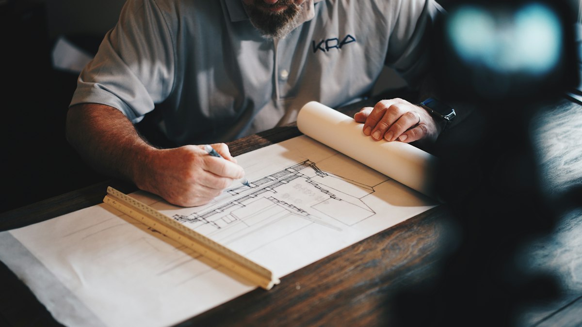 Modern home renovation in progress
