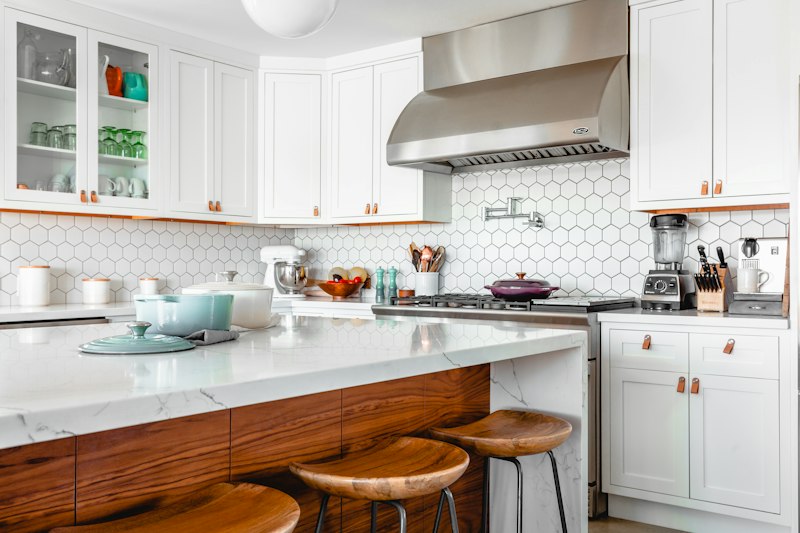 Island-focused kitchen design
